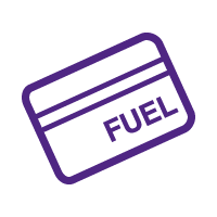 Purple Fuel Card Icon