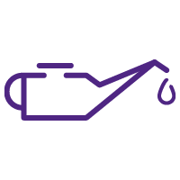 Purple Lubricants Dripping Icon