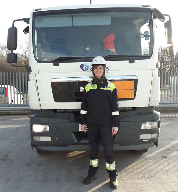 Certas Female Truck Driver