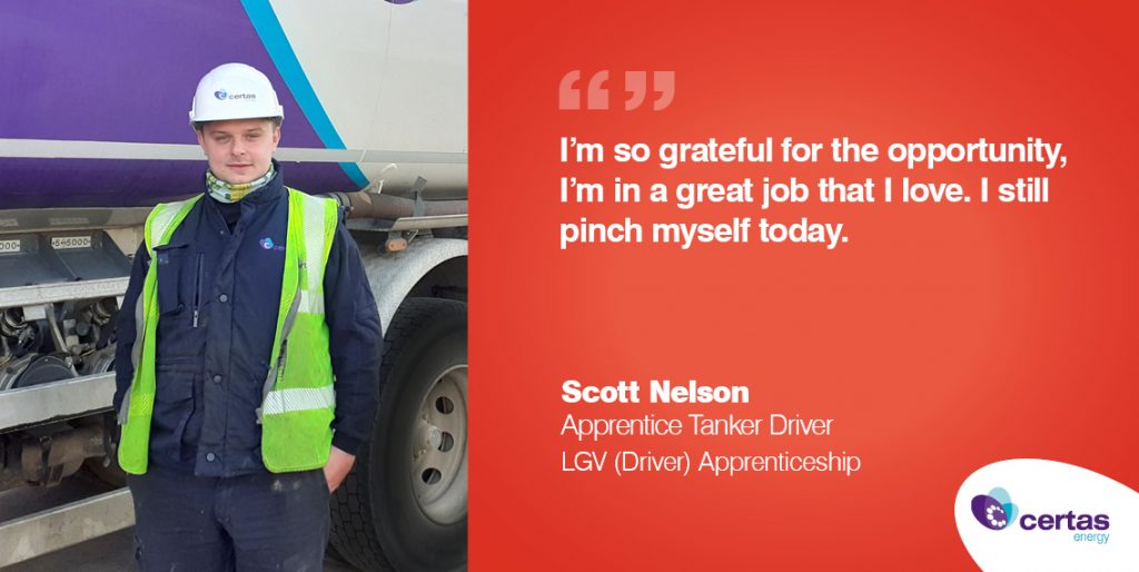 Scott Nelson Apprentice Quote