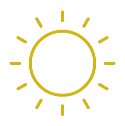 Yellow Sun Icon