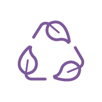 Biodegradable Purple Icon