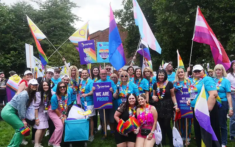 Certas Energy marches in Manchester Pride Parade 2023