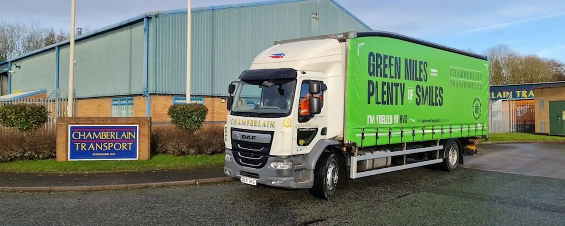 CHAMBERLAIN TRANSPORT CHANGES LOCAL FLEET TO HVO SAVING 150 TONNES OF CO2 EVERY YEAR