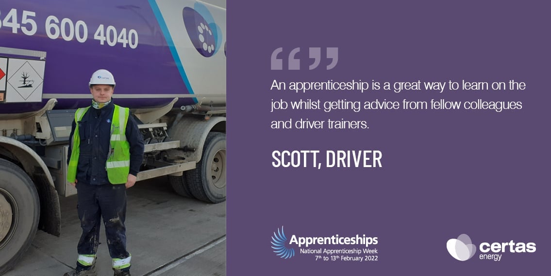 Driver Scott: From Apprentice to Qualified Driver