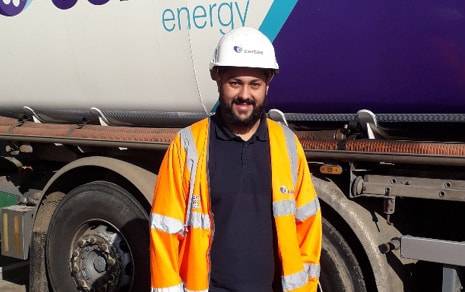 Carlton Joseph, undertaking a management apprenticeship