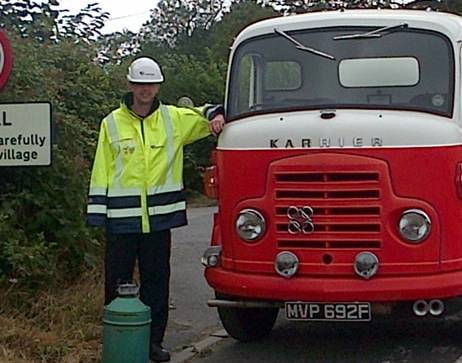 Davyd Muxworthy, undertaking a management apprenticeship