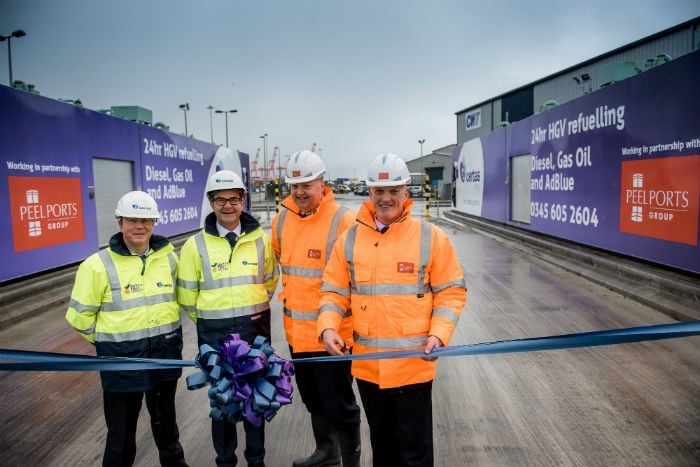 New 24hr HGV refuelling site opens at Port of Liverpool