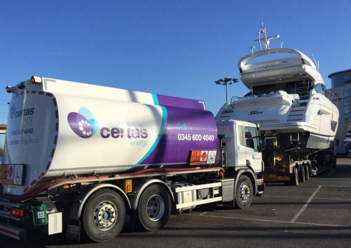 Princess Yachts set sail with cleaner diesel alternative fuel from Certas Energy