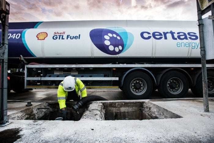 Certas Energy brings cleaner burning GTL fuel to Sussex