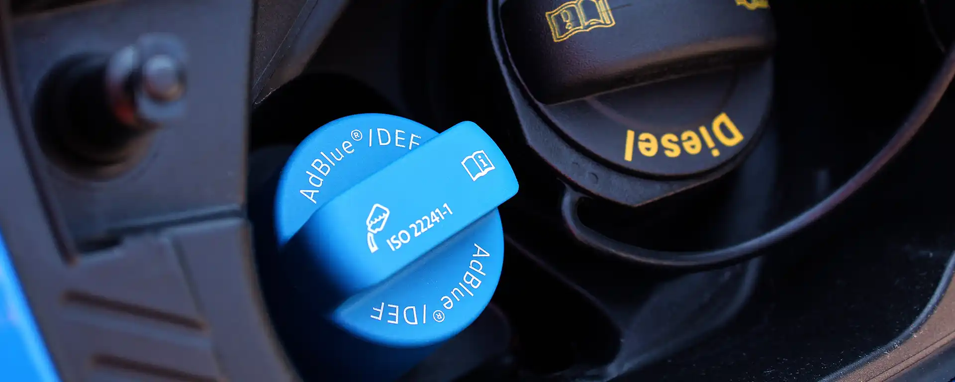 AdBlue® cap on machinery