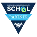 Supply chain sustainability school partner logo.